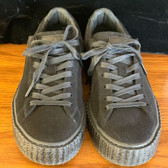 Puma Creeper Velvet X Fenty By Rihanna Puma"Black" - Picture 3 of 6